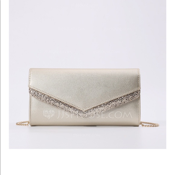 JJs House Handbags - Champagne Clutch bag